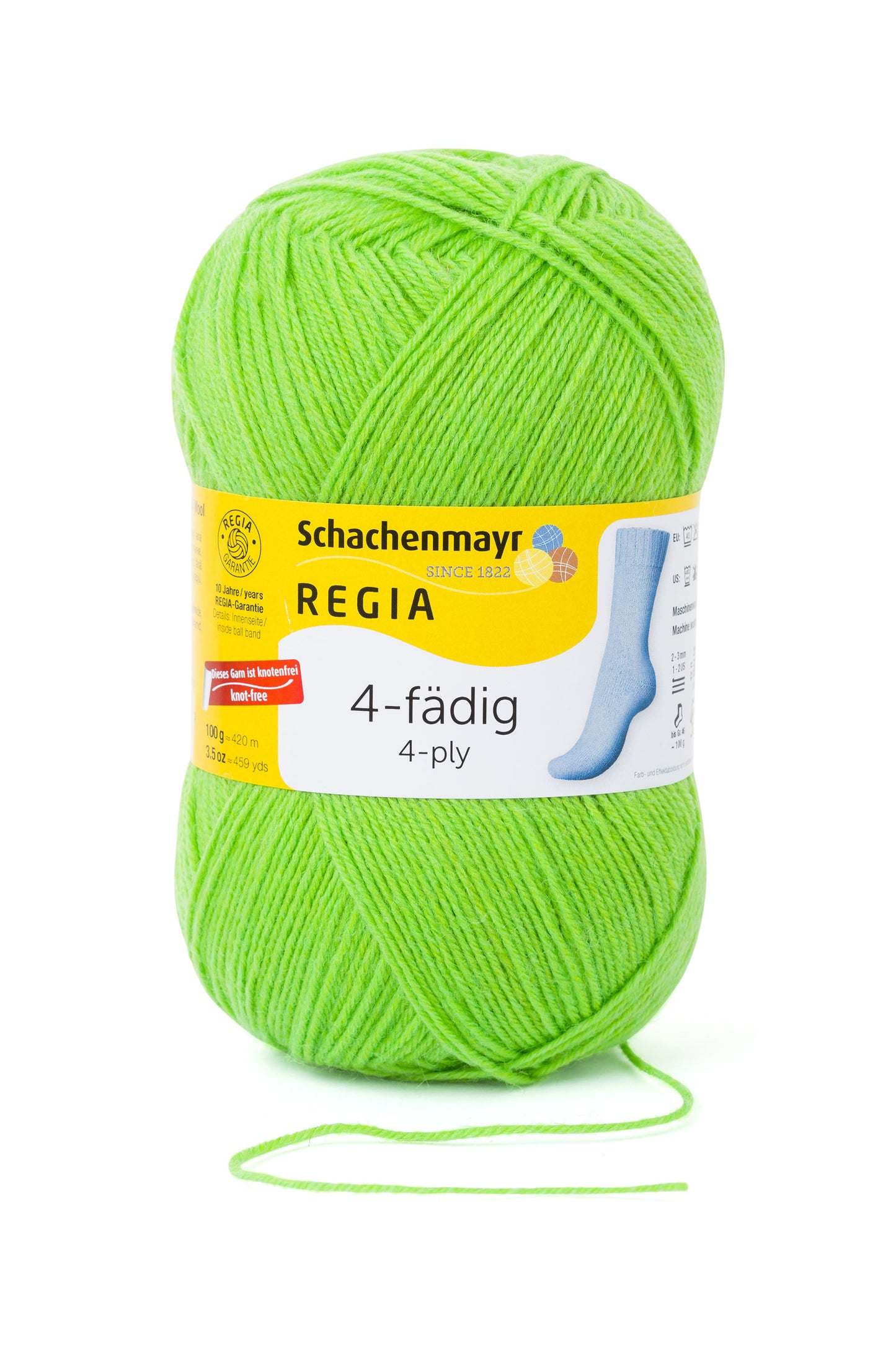 Sockengarn "Regia" in der Farbe Knallfrosch