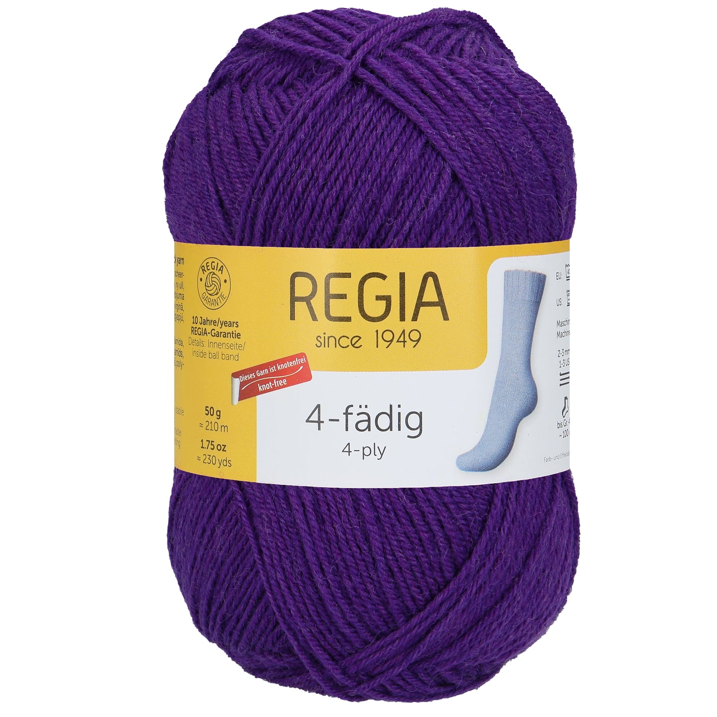 Sockengarn "Regia" in der Farbe Violett