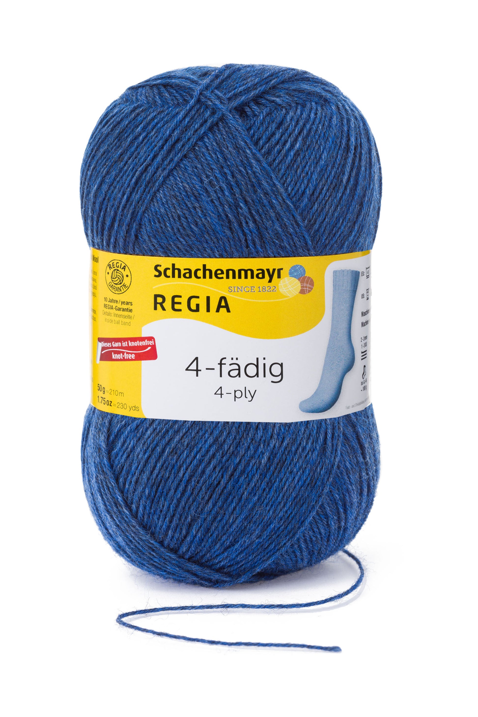 Sockengarn "Regia" in der Farbe Blue-Jeans-meliert