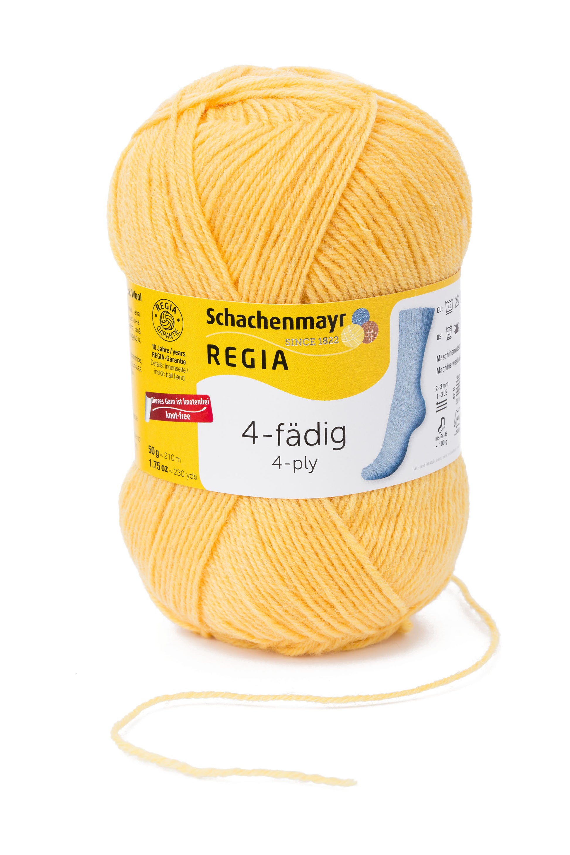 Sockengarn "Regia" in der Farbe Gelb