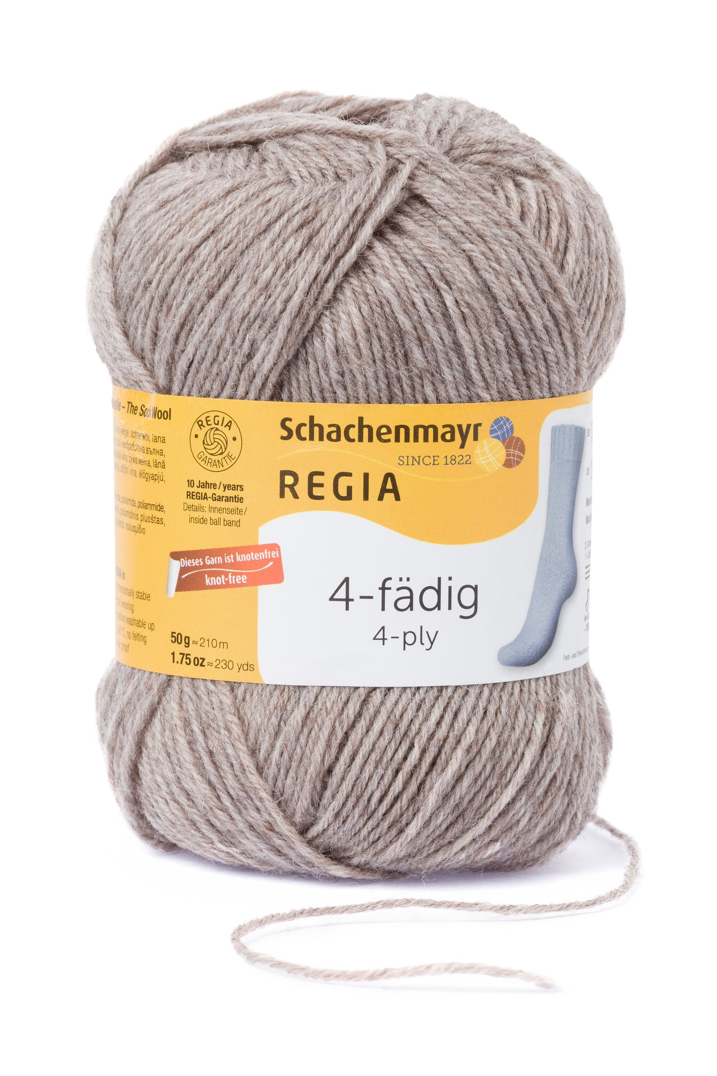 Sockengarn "Regia" in der Farbe Holz-meliert