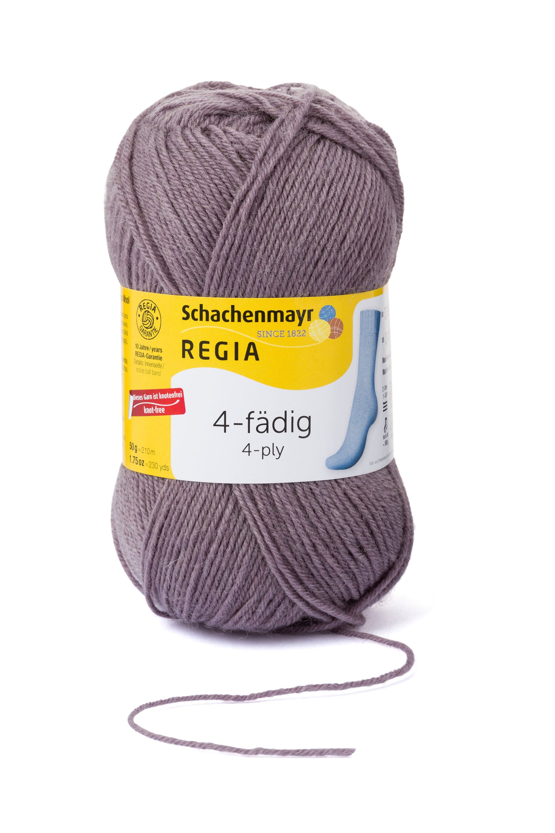 Sockengarn "Regia" in der Farbe Grau