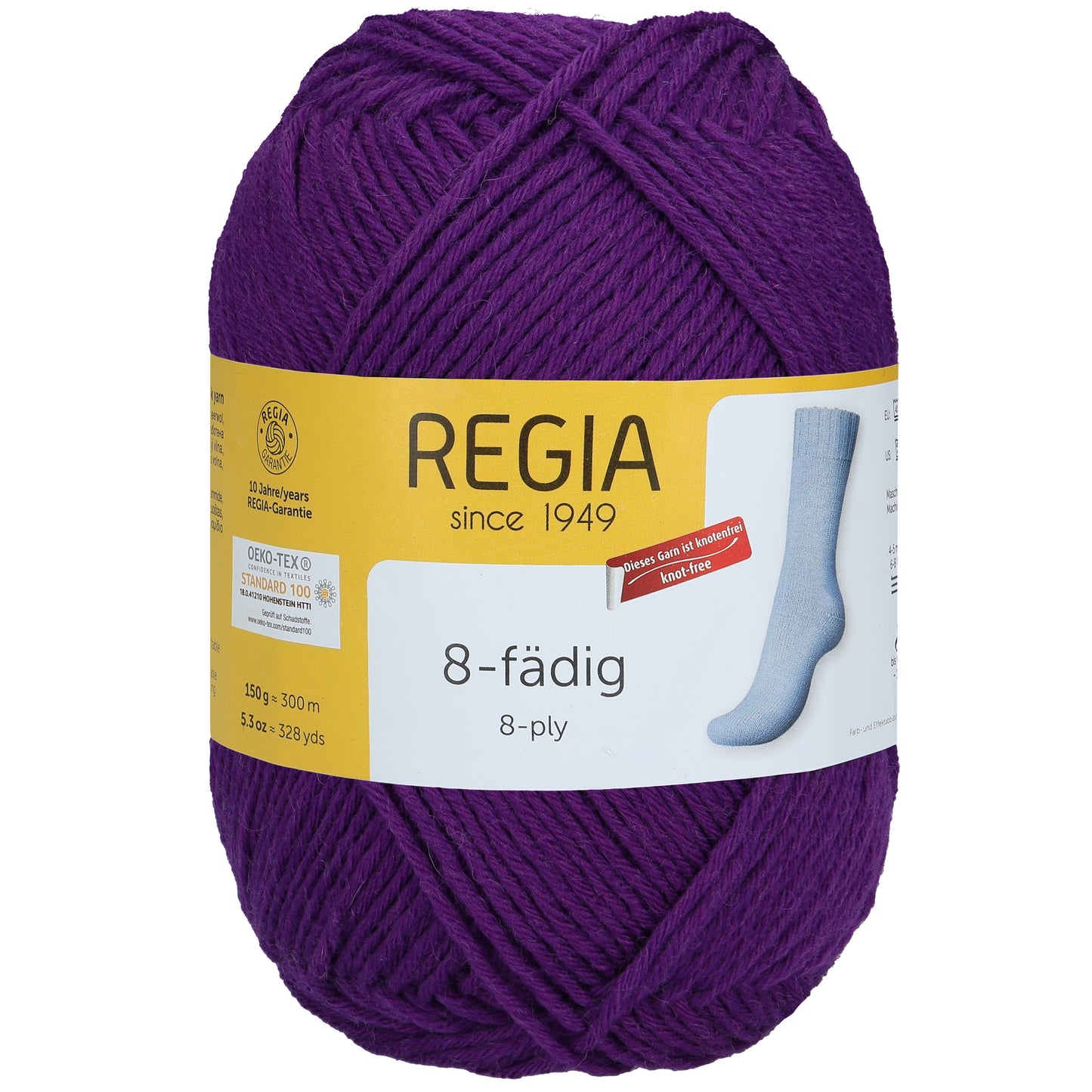 Sockengarn "Regia" in der Farbe Violett