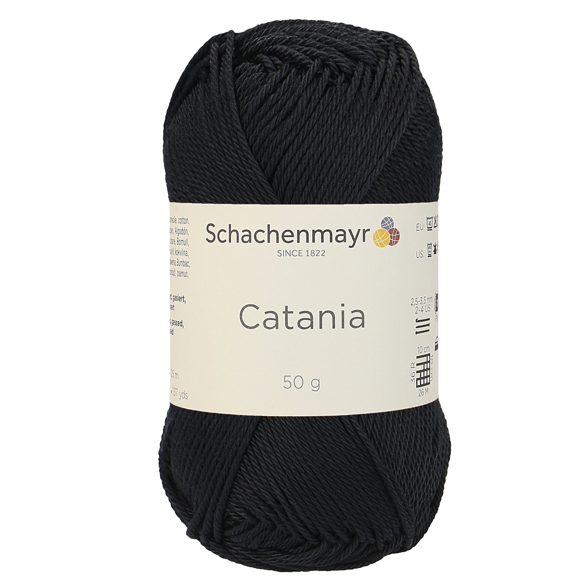 Sommergarn "Catania" in der Farbe Schwarz