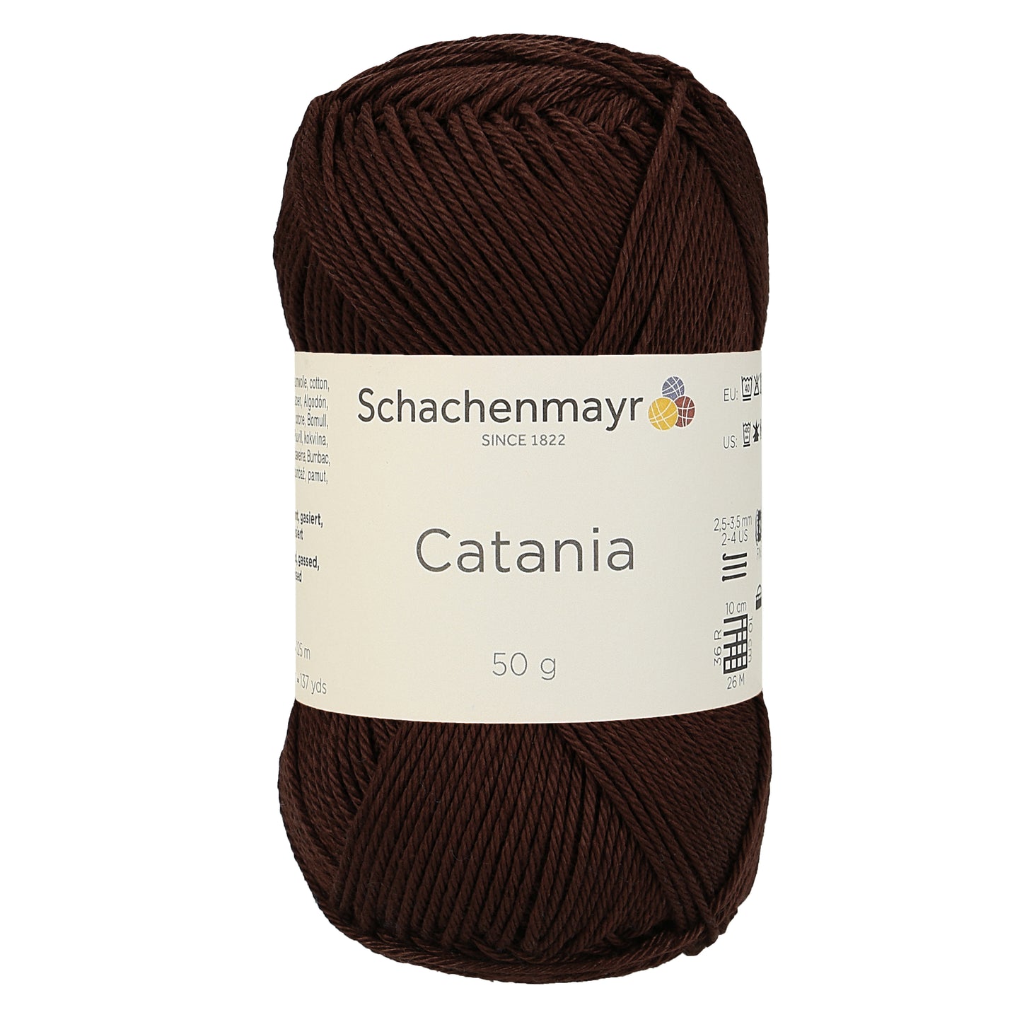 Sommergarn "Catania" in der Farbe Kaffee