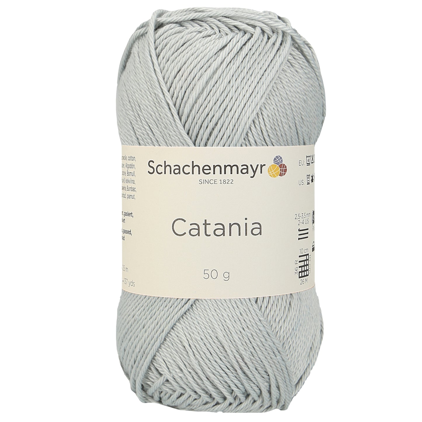 Sommergarn "Catania" in der Farbe Silber