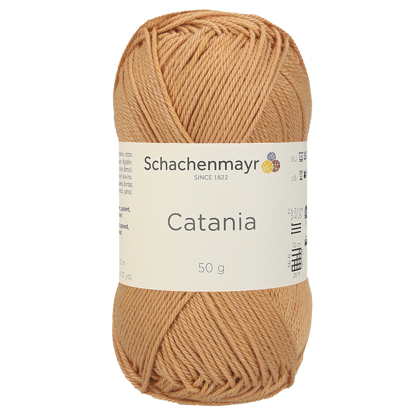 Sommergarn "Catania" in der Farbe Camel