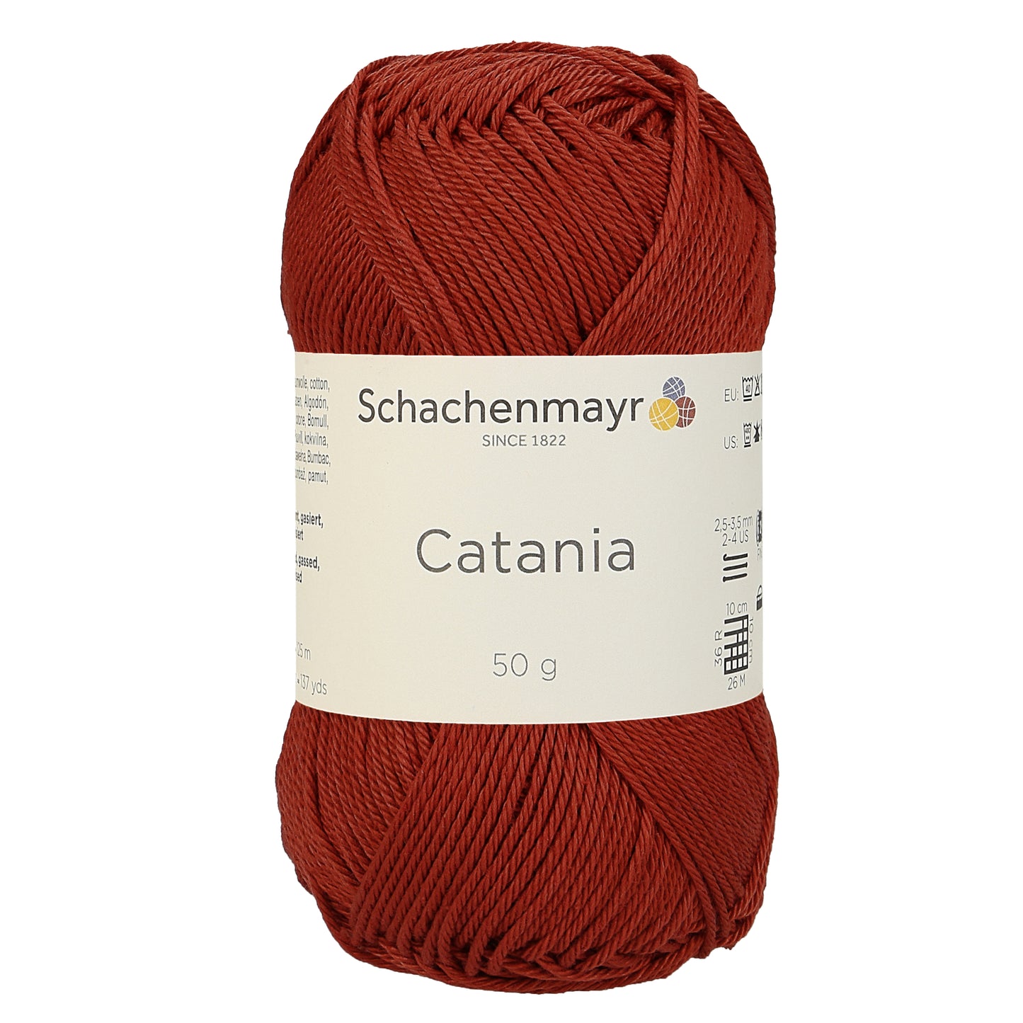 Sommergarn "Catania" in der Farbe Terracotta