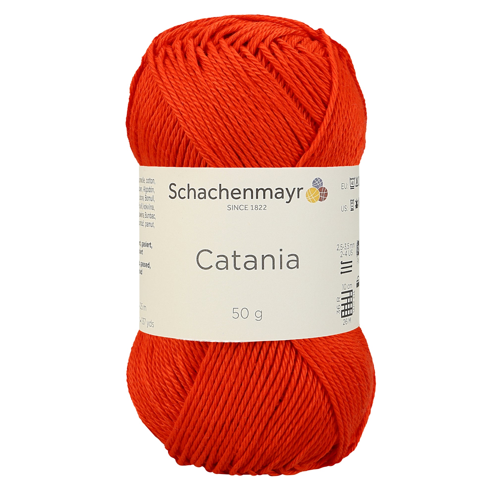 Sommergarn "Catania" in der Farbe Tomate