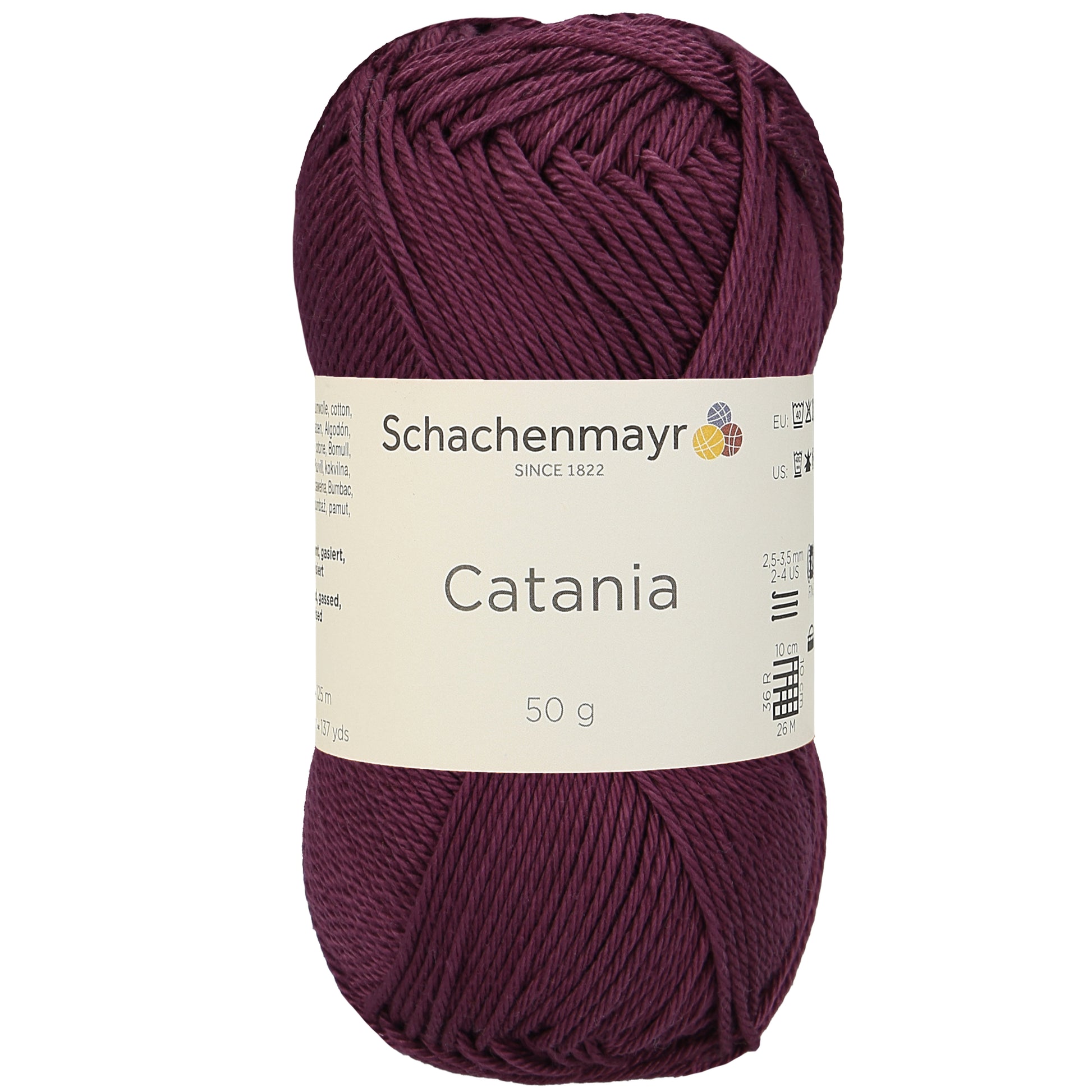 Sommergarn "Catania" in der Farbe Burgund