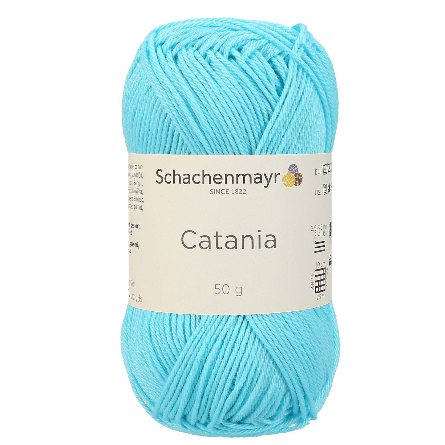 Sommergarn "Catania" in der Farbe Türkis