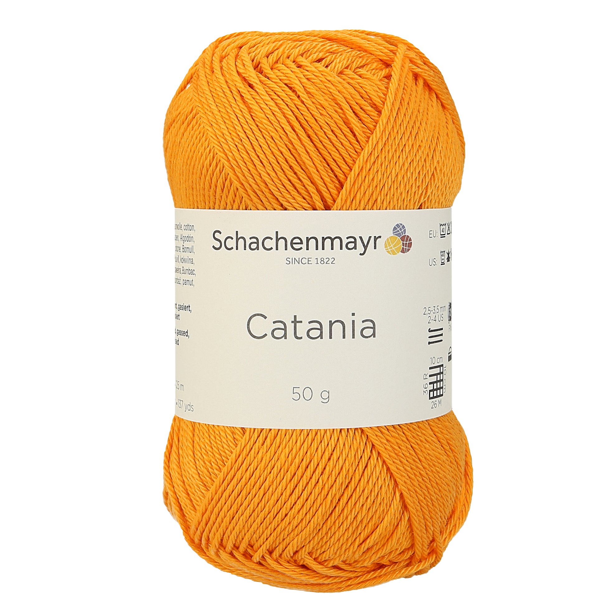 Sommergarn "Catania" in der Farbe Mango